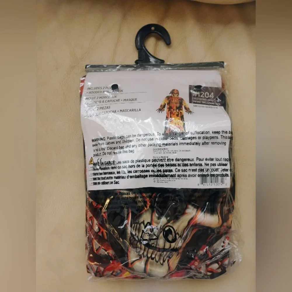 Morphe Halloween Flame Costume Flame skeleton SZ 12/14 NWT